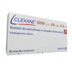 Клексан 0.8 р-р для инъекций 8000 анти-Ха МЕ/0,8мл №10 фото